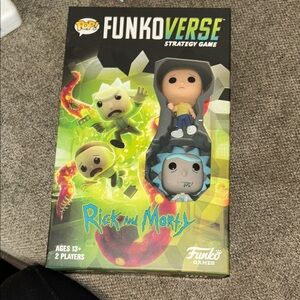 Funko Rick and Morty Strategy Game - Black, Green, Red